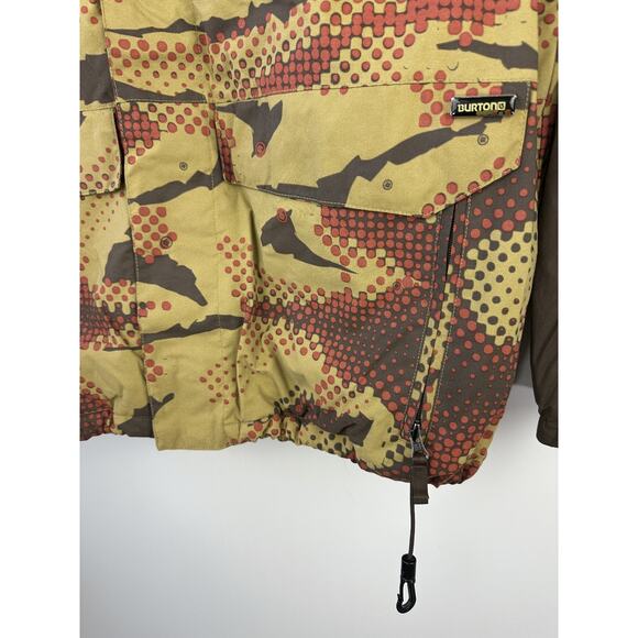 Burton Phantom Snowboard Jacket Hooded Ski Brown Outdoor Men's Size Large - Picture 7 of 16
